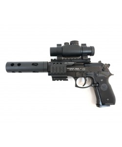 Пневматический пистолет Umarex Beretta M92 FS XX-Treme (глушитель, коллиматор)