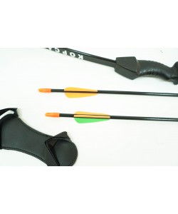 Детский блочный лук Centershot «Корсар» 5,5 кг, 88 см (черный)