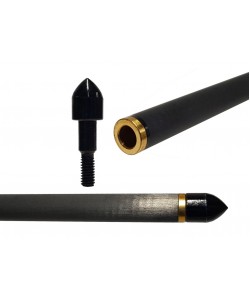 Стрела арбалетная карбоновая Centershot Bolt 20”, оперение Q2i Fusion X-2 3”, латунный инсерт