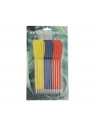 Дротики для арбалетов-пистолетов MK 6,5” (12 штук) пластиковые, цветные