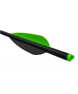 Стрела арбалетная микс карбон Centershot Toxic 16” Half Moon Nock