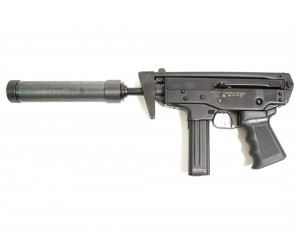 Охолощенный СХП пистолет-пулемет ПП-91-СХ «Кедр» с макетом глушителя ТГПА, 10ТК