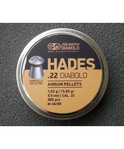 Пули JSB Hades Diabolo 5,5 мм, 1,03 г (500 штук)