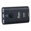 Фонарь-брелок FiTorch K3 Lite (USB зарядка, 3 светодиода, 550 лм) черный - фото № 1