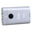 Фонарь-брелок FiTorch K3 Lite (USB зарядка, 3 светодиода, 550 лм) серебристый - фото № 1
