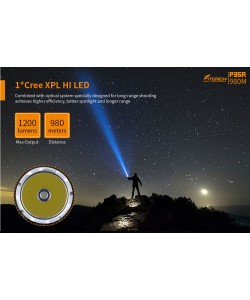 Фонарь FiTorch P35R поисковый (USB зарядка, светофильтры, 1200 лм)