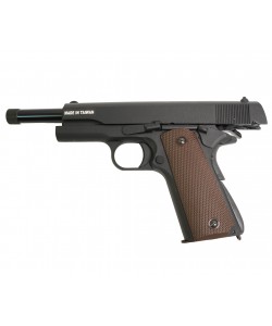 Страйкбольный пистолет KJW Colt M1911A1 TBC Gas GBB, удлин. ствол