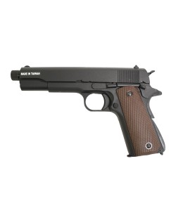 Страйкбольный пистолет KJW Colt M1911A1 TBC Gas GBB, удлин. ствол