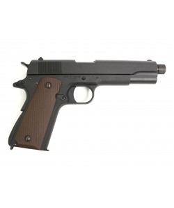 Страйкбольный пистолет KJW Colt M1911A1 TBC Gas GBB, удлин. ствол