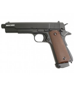 Страйкбольный пистолет KJW Colt M1911A1 TBC CO₂ GBB, удлин. ствол