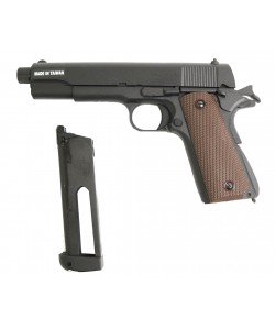 Страйкбольный пистолет KJW Colt M1911A1 TBC CO₂ GBB, удлин. ствол