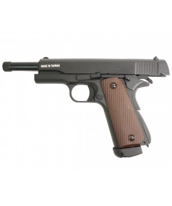 Страйкбольный пистолет KJW Colt M1911A1 TBC CO₂ GBB, удлин. ствол