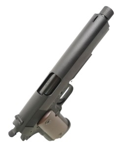 Страйкбольный пистолет KJW Colt M1911A1 TBC CO₂ GBB, удлин. ствол