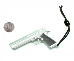 Брелок Microgun M пистолет Desert Eagle (Silver edition)