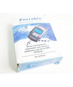 Весы электронные дорожные до 50 кг ± 10 г (BH-WP504)