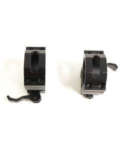 Кольца 30 мм Patriot BH-RS40 на Weaver (быстросъемные, высокие H=22 мм)