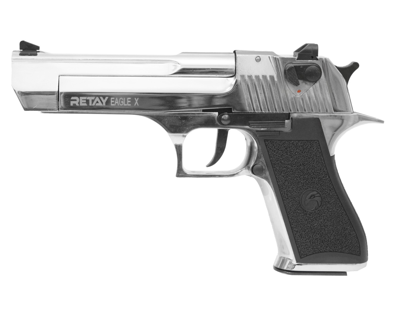 Охолощенный СХП пистолет Retay Eagle X (Desert Eagle) 9mm P.A.K Nickel
