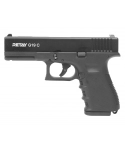 Охолощенный СХП пистолет Retay G19C (Glock) 9mm P.A.K