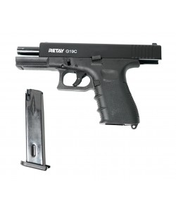 Охолощенный СХП пистолет Retay G19C (Glock) 9mm P.A.K