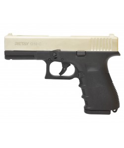 Охолощенный СХП пистолет Retay G19C (Glock) 9mm P.A.K Satin