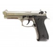 Охолощенный СХП пистолет Retay MOD92 (Beretta) 9mm P.A.K Nickel - фото № 4