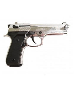 Охолощенный СХП пистолет Retay MOD92 (Beretta) 9mm P.A.K Nickel