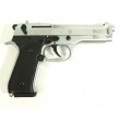 Охолощенный СХП пистолет Retay MOD92 (Beretta) 9mm P.A.K Chrome - фото № 2