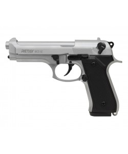 Охолощенный СХП пистолет Retay MOD92 (Beretta) 9mm P.A.K Chrome