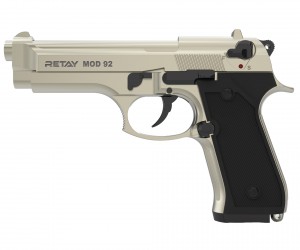 Охолощенный СХП пистолет Retay MOD92 (Beretta) 9mm P.A.K Satin