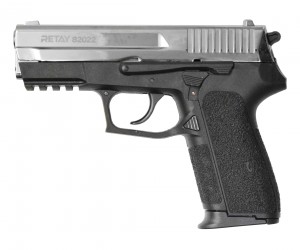 Охолощенный СХП пистолет Retay S2022 (Sig Sauer) 9mm P.A.K, никель