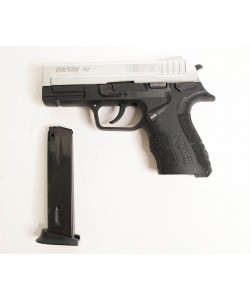 Охолощенный СХП пистолет Retay X1 (Springfield XD) 9mm P.A.K Nickel