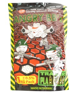 Шары трассерные Angry BB's 0,28 г, 3500 штук (1 кг, зеленые)