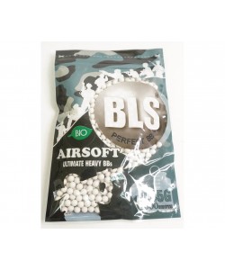 Шары для страйкбола BLS 0,45 г, 1000 штук (белые, Bio) 1BA-PLA45