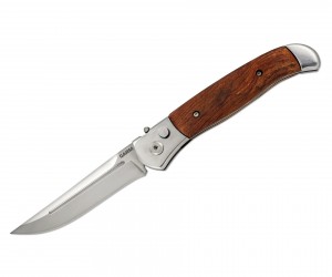 Нож автоматический Ножемир «Чёткий Расклад» Garm A-122W (дерев. рукоять)
