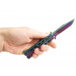 Нож-бабочка Ножемир «Чёткий расклад» B-117 Gradient - фото № 5
