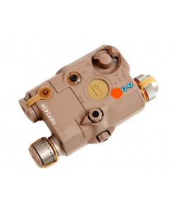 Тактический блок (фонарь с ЛЦУ) FMA PEQ LA5-C Upgrade Ver. LED White +Red laser w/IR DE