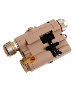 Тактический блок (фонарь с ЛЦУ) FMA PEQ LA5-C Upgrade Ver. LED White +Red laser w/IR DE