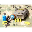 Тактический блок (фонарь с ЛЦУ) FMA PEQ LA5-C Upgrade Ver. LED White +Red laser w/IR DE - фото № 7