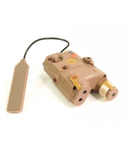 Тактический блок (фонарь с ЛЦУ) FMA PEQ LA5-C Upgrade Ver. LED White +Red laser w/IR DE