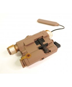 Тактический блок (фонарь с ЛЦУ) FMA PEQ LA5-C Upgrade Ver. LED White +Red laser w/IR DE