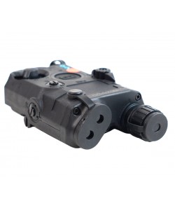 Тактический блок (фонарь с ЛЦУ) FMA PEQ LA5-C Upgrade Ver. LED White +Red laser w/IR BK
