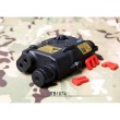 Тактический блок (фонарь с ЛЦУ) FMA PEQ LA5-C Upgrade Ver. LED White +Red laser w/IR BK - фото № 7