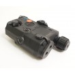 Тактический блок (фонарь с ЛЦУ) FMA PEQ LA5-C Upgrade Ver. LED White +Red laser w/IR BK - фото № 4