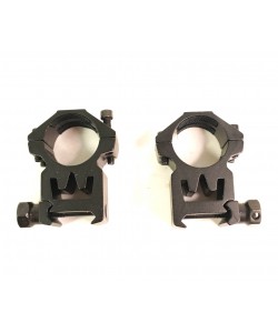 Кольца 25,4 мм Patriot BH-RS45 на Weaver (высокие H=21 мм)