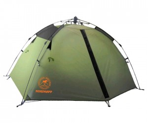 Палатка-автомат AVI-Outdoor Vuokka 2 grey, 210x130x105 см, 2-местная (5911)