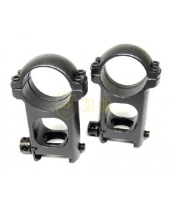 Кольца 25,4 мм ЭСТ «W 25,4x42» (стойки) на Weaver, высокие