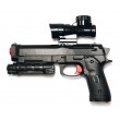 Пистолет бластер AngryBall M92 (Beretta) Black - фото № 7