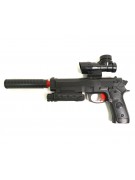 Пистолет бластер AngryBall M92 (Beretta) Black