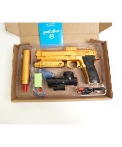 Пистолет бластер AngryBall M92 (Beretta) Gold