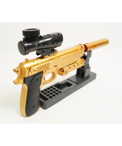 Пистолет бластер AngryBall M92 (Beretta) Gold
